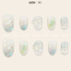 Press on Nails Lovely Green 1015