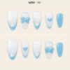 Press on Nails Lovely Blue 1018