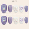Press on Nails Lovely Purple 1022