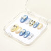 Press on Nails Lovely Blue 1026
