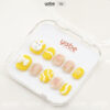 Press on Nails Lovely Yellow 1027