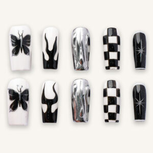 Press on nails lovely white 1041