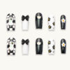 Press on Nails Lovely White 1042