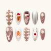 Press on Nails Beauty Brown 1044