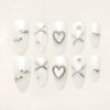 Press on Nails Beauty White 1058