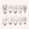 Press on Nails Beauty Purple 1077