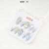 Press on Nails Shinny Blue 1101