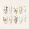 Press on Nails Shinny Yellow 1107