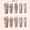 Press on Nails Shinny Pink 1117