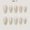Press on Nails Trendy White 1125