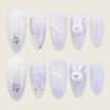 Press on Nails Beauty Purple 1147