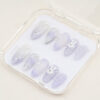 Press on Nails Beauty Purple 1147
