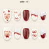 Press on Nails Lovely Red 1151
