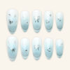Press on Nails Beauty Blue 1152