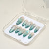 Press on Nails Shinny Green 1155