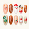 Press on Nails Beauty Mixcolor Noel 1159
