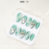 Press on Nails Beauty Green 1160