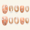 Press on Nails Lovely Orange 1172