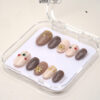 Press on Nails Lovely Brown Noel 1179