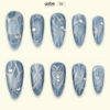 Press on Nails Trendy Blue 1185