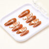 Press on Nails Beauty Brown 1193
