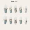 Press on Nails Luxury Blue 1234