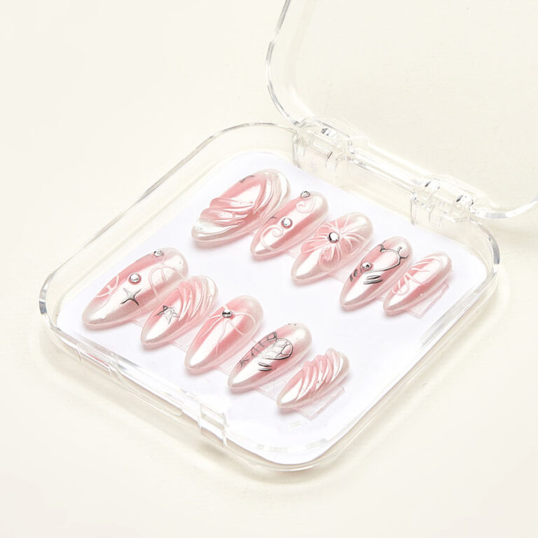 Press on nails beauty pink 1270