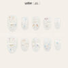 Press on Nails Lovely White 1291