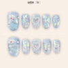 Press on Nails Lovely Blue 1300