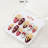 Press on Nails Shinny Red 1308