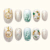 Press on Nails Lovely Green 1312