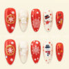 Press on Nails Beauty Red 1314