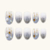 Press on Nails Lovely Blue 1316