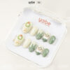 Press on Nails Lovely Green 1318