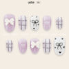 Press on Nails Lovely Purple 1322