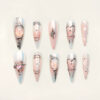 Press on Nails Trendy Pink 1358