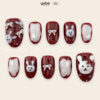 Press on Nails Lovely Red 1375