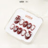 Press on Nails Lovely Red 1375