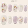 Press on Nails Lovely Purple 1388