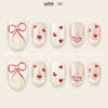 Press on Nails Lovely White 1396