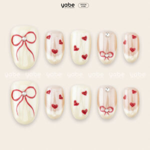 Press on nails lovely white 1396