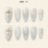 Press on Nails Beauty White 1539