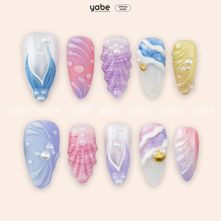 Press on nails beauty mixcolor 1549