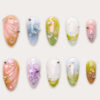 Press on Nails Shinny Mixcolor 1556
