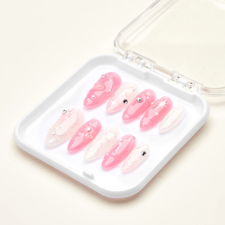 Press on nails beauty pink 1572