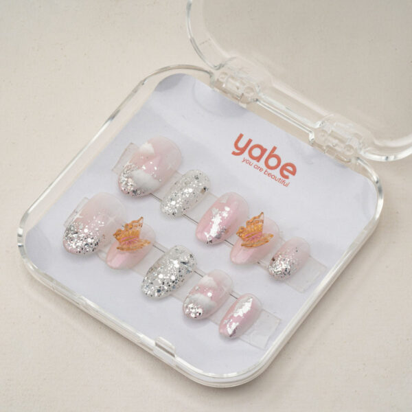 Press on nails lovely pink 1713 - image 2