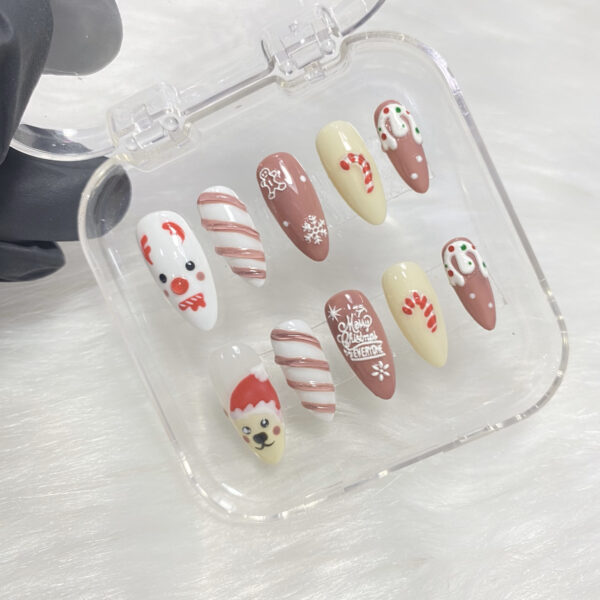 Candy cane cozy
