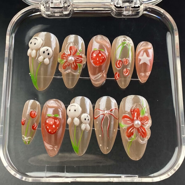Strawberry petal picnic