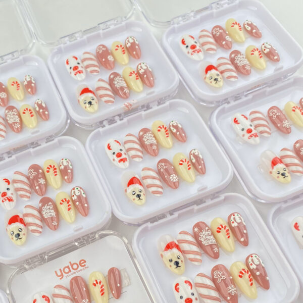 Candy cane cozy