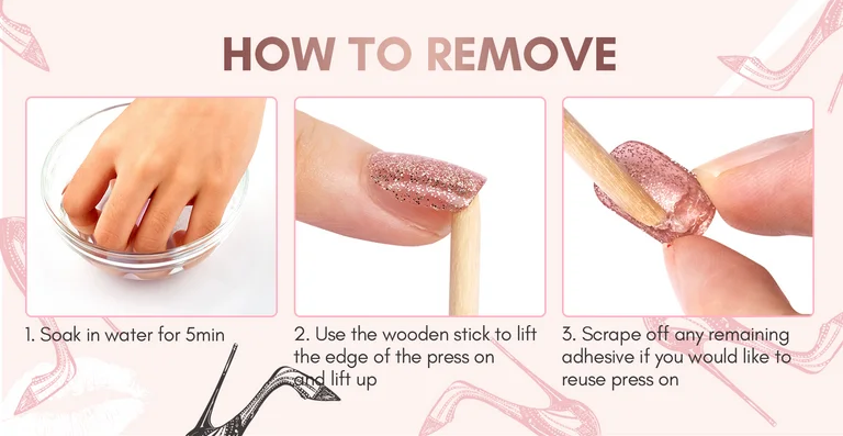 How to remove press-on nails safely